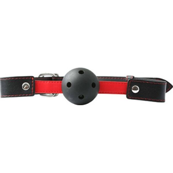 Sex & Mischief Hush ball gag with its adjustable strap