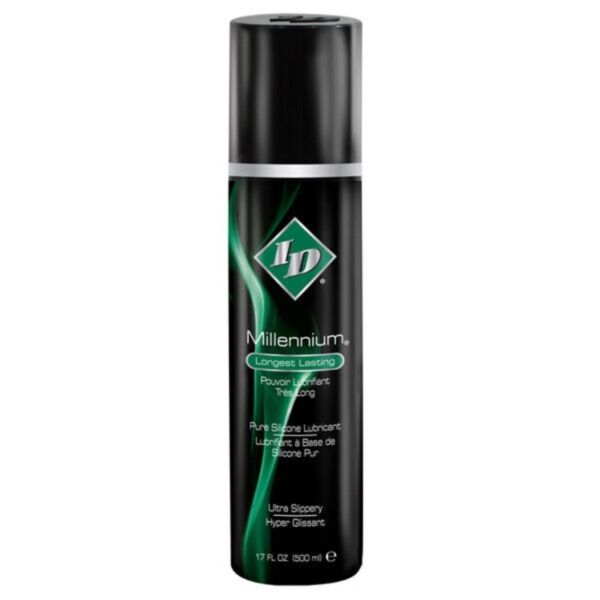 Bottle of ID Millennium silicone-based lubricant