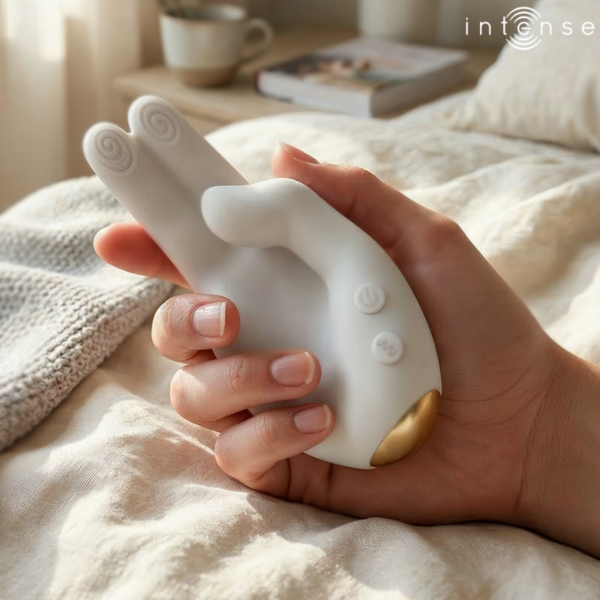 Intense Jimmy hand-shaped clitoral vibrator with flexible fingers