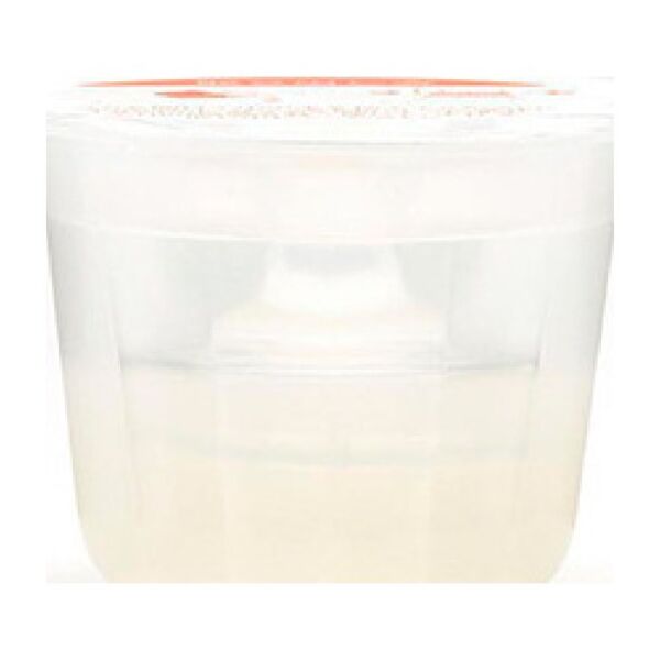Iroha Petit Shell external massager with pleated ridges, next to its cup