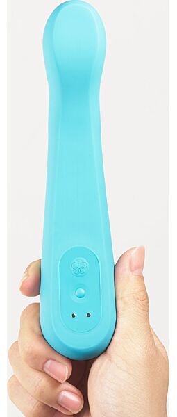 Blue iroha Tsuki+ Aonami vibrator with a movable tip