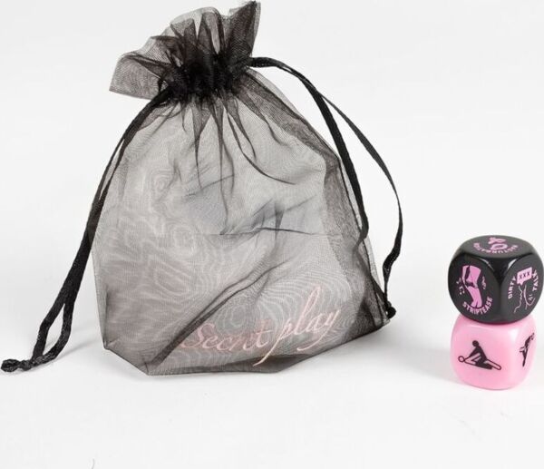Set of two sex dice Secret Play Foreplay Fanatics