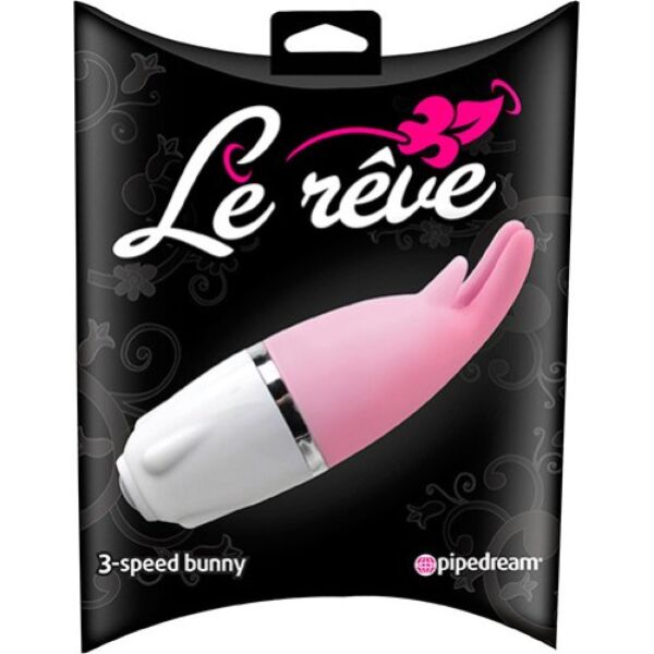 Pink Pipedream Le Reve 3 Speed Bunny with a rabbit-shaped clitoral stimulator