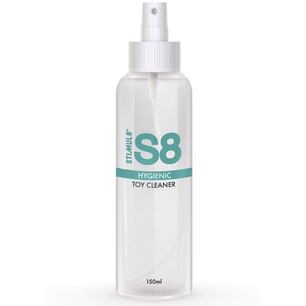 Bottle of Stimul8 Hygienic Toy Cleaner 150 ml sex toy cleaner spray