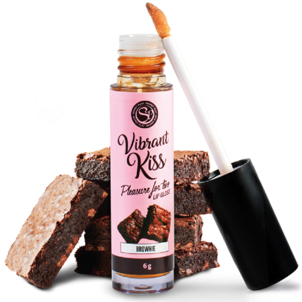 Secret Play Vibrant Kiss vibrating lip gloss in its packaging