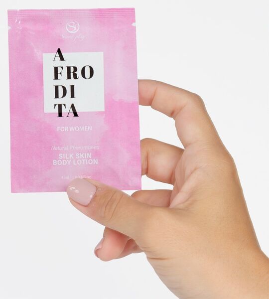 Single dose of Secret Play Afrodita body lotion, 4 ml