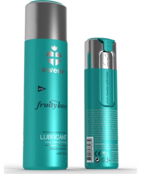 Bottle of Swede Fruity Love flavoured lubricant