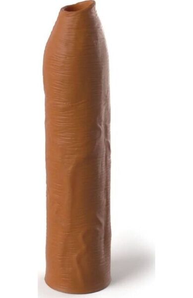 Pipedream Fantasy X-Tensions Elite Uncut silicone penis sleeve with extension and strap