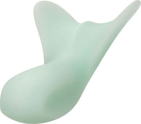 CalExotics Pacifica Tahiti clitoral vibrator in clear green silicone