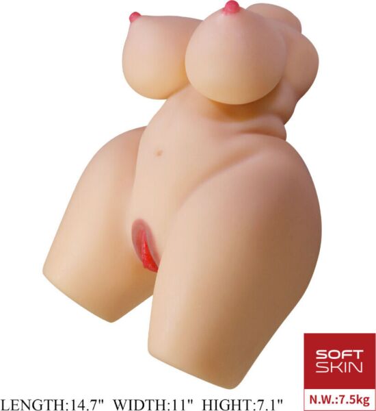 Crazy Bull Grace torso masturbator, with vaginal and anal entrances