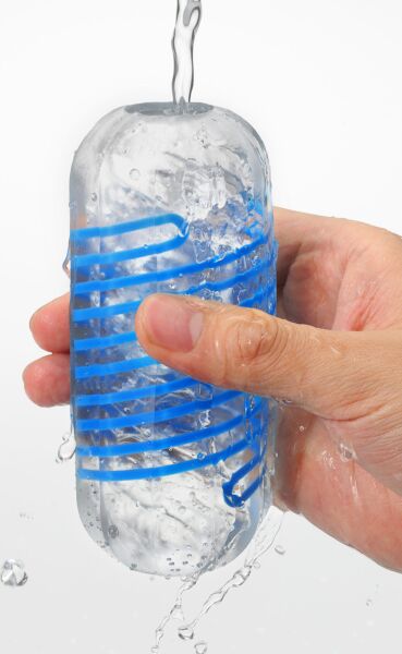 Tenga Spinner DX 01 Drops masturbator with its case