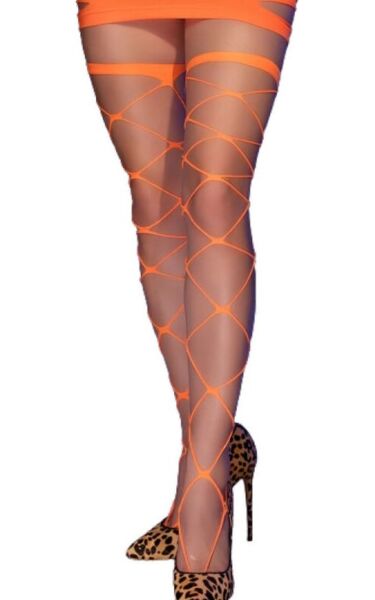 Chilirose CR 4264 cabaret stockings with large eyelets