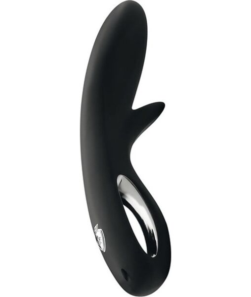 Mystim Tingly Timmy electro-stimulation dildo, black with chrome handle