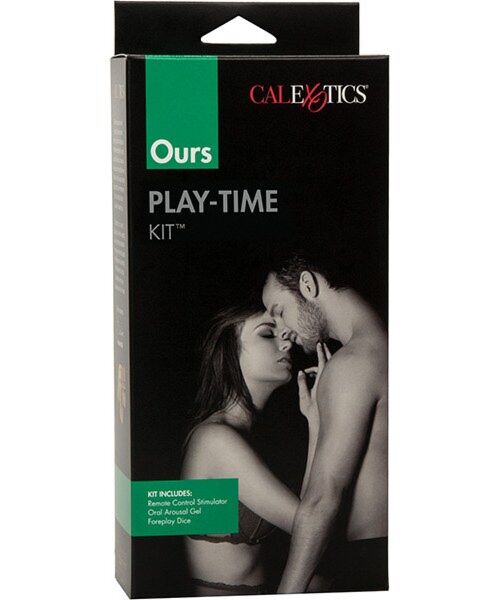 Calexotics Ours Weekender sex toy kit with vibrating egg, remote control, arousal gel and three dice