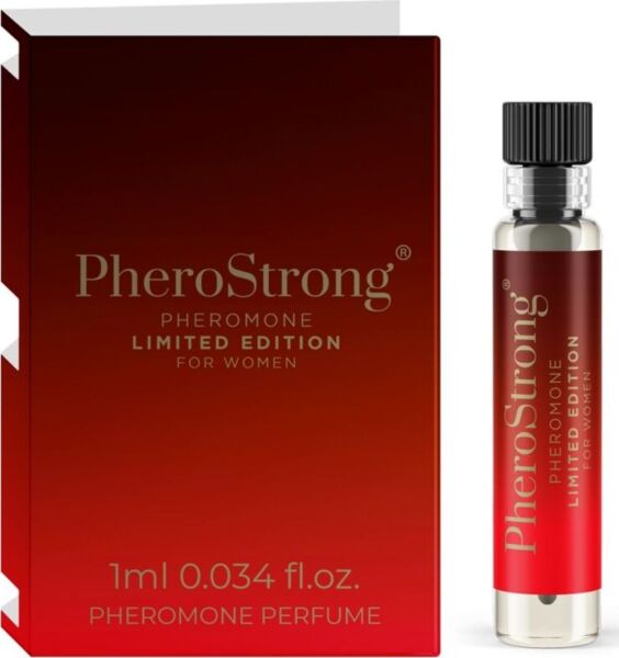 Bottle of PheroStrong Limited Edition For Women pheromone perfume, 1 ml