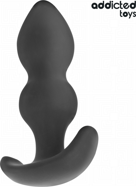 Addicted Toys Size L butt plug, with two balls and a wide base