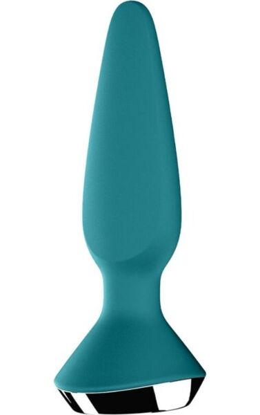 Satisfyer Plug-ilicious 1 vibrating butt plug, with a tapered shape and wide base