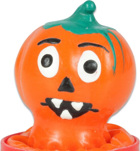 Condomerie Pumpkin novelty condom with a hand-painted pumpkin