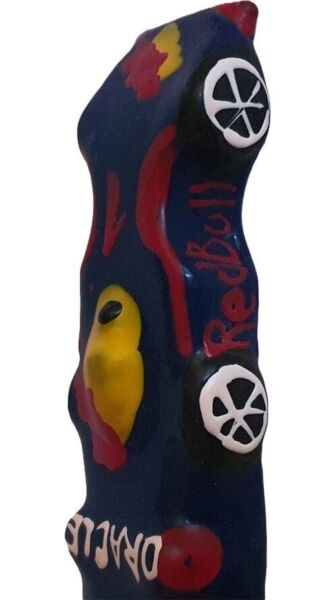 Condomerie F1 Red Bull XL novelty condom, hand-painted