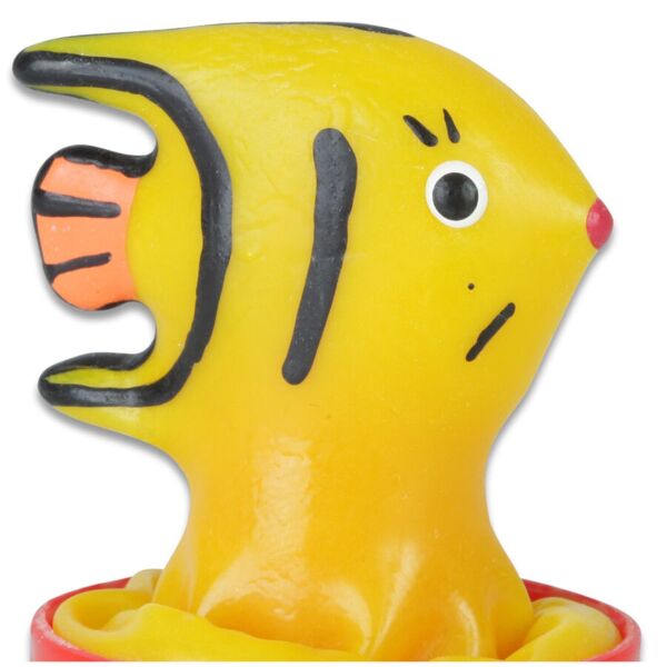 Hand-painted Condomerie Akvarium Fish decorative condom, shaped like a fish