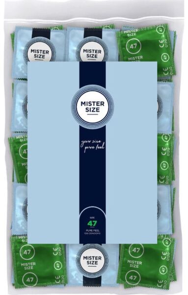 Box of 100 Mister Size condoms
