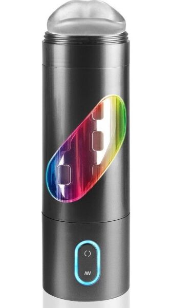 Extreme Toyz Roto Bator Boca masturbator with clear tube and silicone sleeve