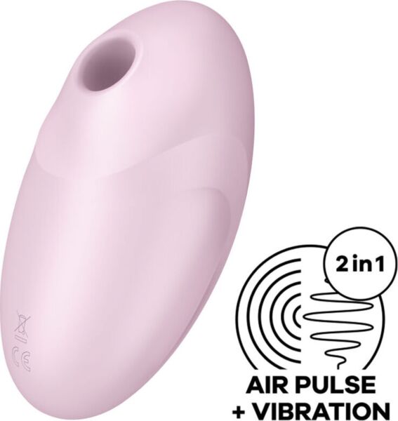 Satisfyer Vulva Lover 3 clitoral suction toy, oval and compact