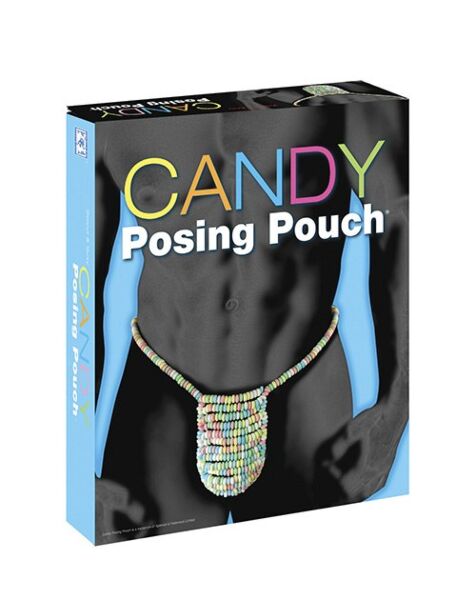 Spencer & Fleetwood Candy Posing Pouch edible thong for men, made of colourful candy beads