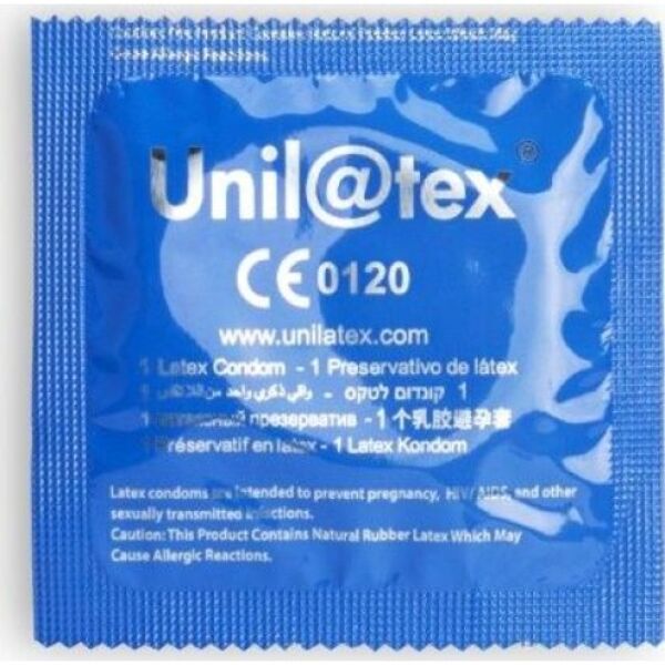 Pack of 144 Unilatex condoms, smooth and lubricated