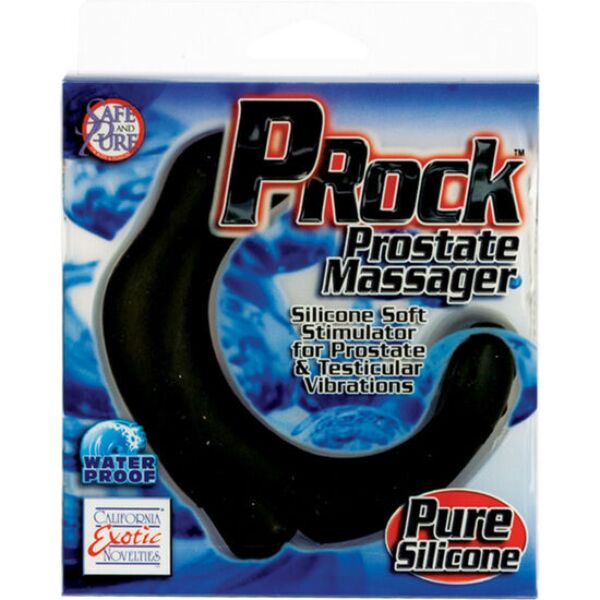 Dr. Joel Kaplan P-Rock prostate massager by CalExotics, in black