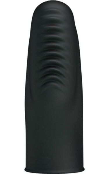 Black Pretty Love Flirtation Stanford textured finger vibrator