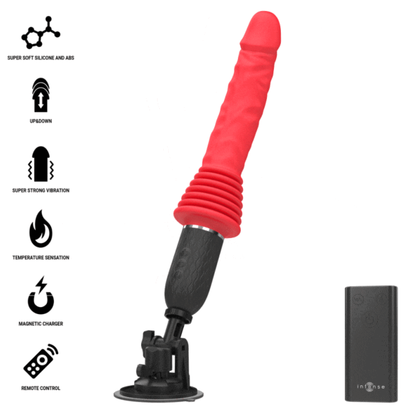 Intense Cynthia vibrator with suction base and wireless remote