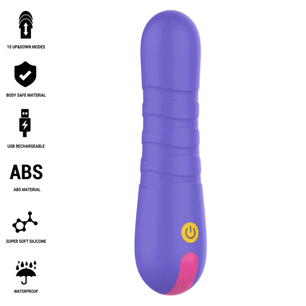 Intense Stella thrusting dildo with vertical thrusting