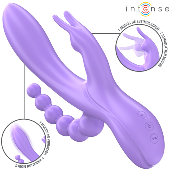 Intense Miko vibrator, rabbit style with extra anal arm