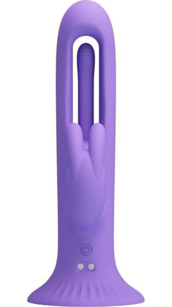 Purple Pretty Love Killmoulis rabbit vibrator with tongue function