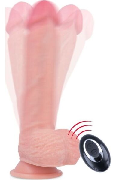 Rock Army Apache realistic vibrator in a flesh tone, with its suction cup base