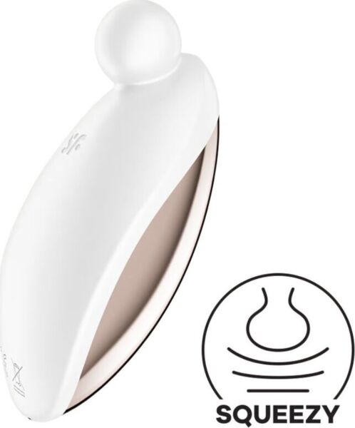 Satisfyer Spot On 2 lay-on vibrator with its round silicone tip