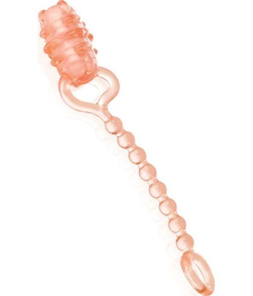 Screaming O Ohoney disposable bullet vibrator in transparent orange, with its bullet and ring