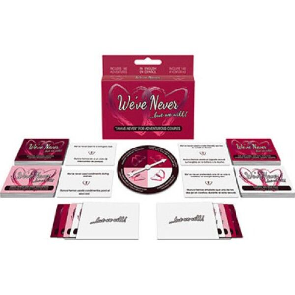 Kheper Games We've Never couples' card game, with its box