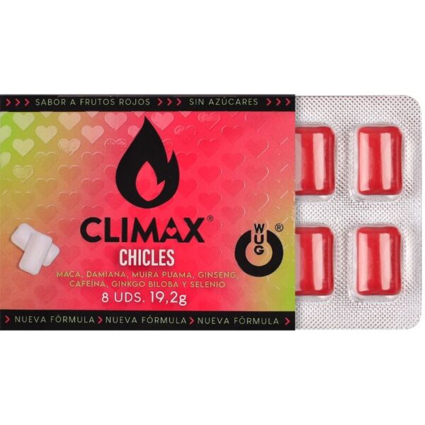 Pack of WUG Climax chewing gum