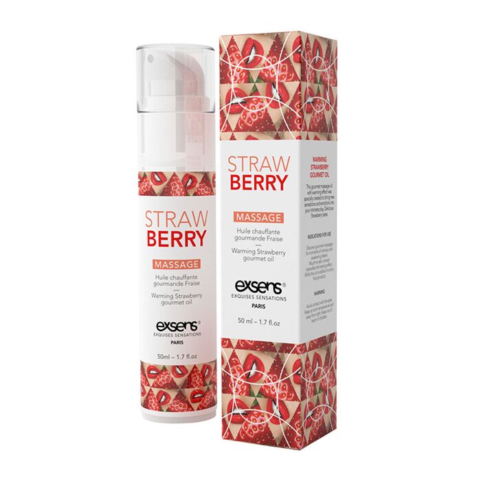 WARMING GOURMET MASSAGE OIL STRAWBERRY 50ML WARMING GOURMET MASSAGE OIL STRAWBERRY 50ML