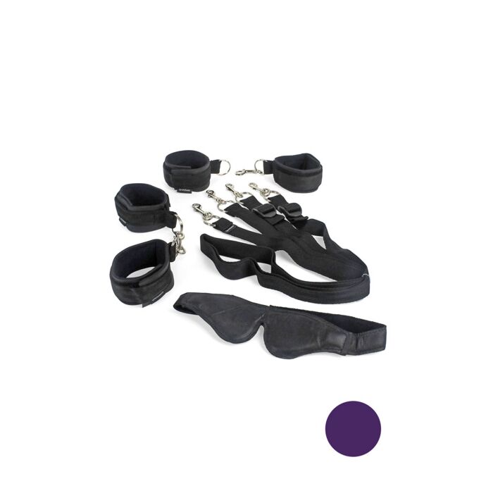7 PIECE FANTASY RESTRAINT KIT - PURPLE