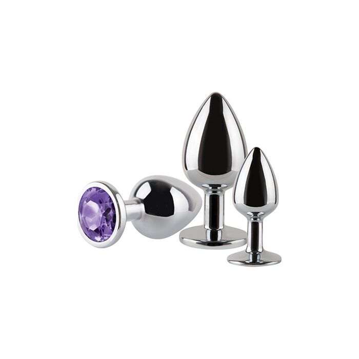 Metal anal plug set S Pleasures Metal Metal MAX Metal anal plug set S Pleasures Metal Metal MAX