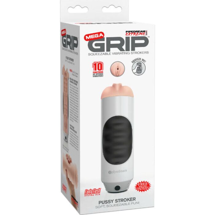 White Mega Grip Masturbator White Mega Grip Masturbator