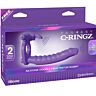 Fantasy c-ringz silicone double vibrator rabbit