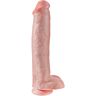 King cock 15 with balls flesh