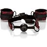 Scandal breathable ball gag w cuffs