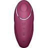 Lay on Vibrator Satisfyer Tap & Climax 1 with Tapping Feature