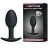 Pretty love ergonomic silicone anal plug anchor design 6.5 cm black