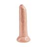 King cock realistic dildo uncut flesh 25 cm